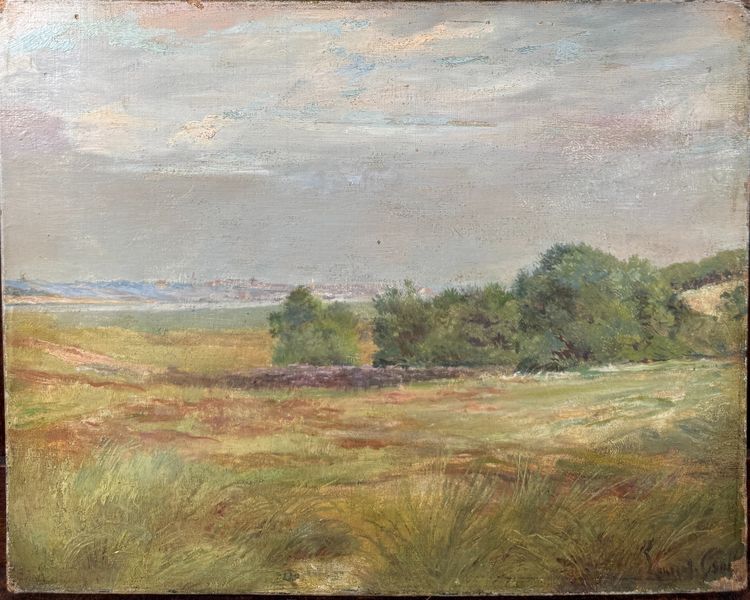 Laurent Gsell (1860-1944) - Du Touquet landscape, Circa 1890