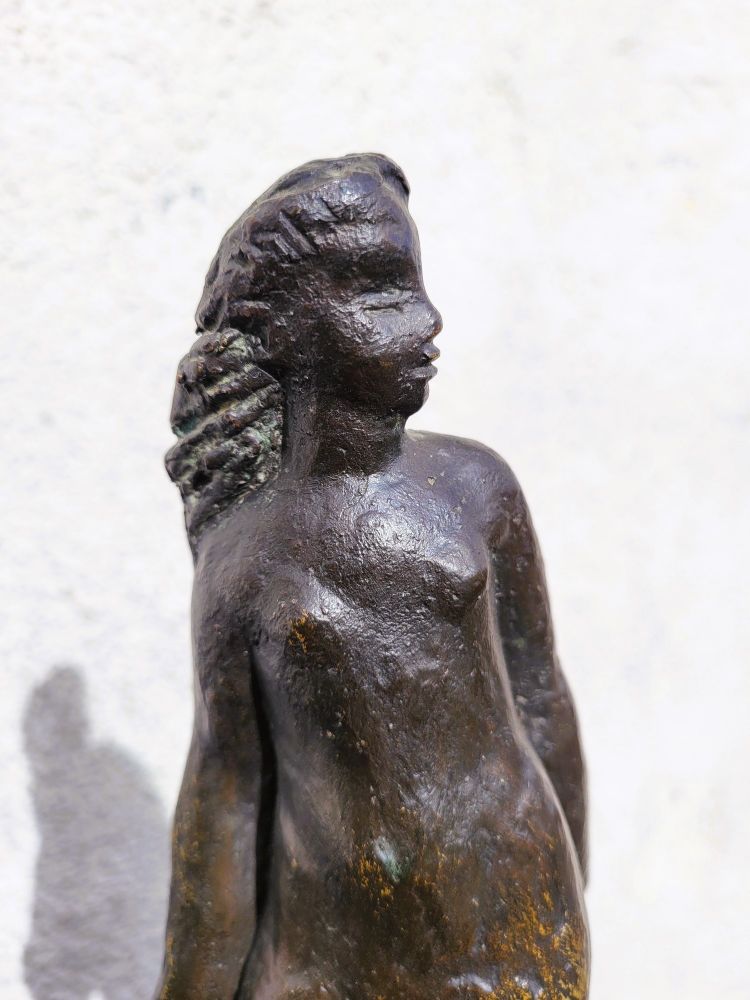 G Kolbic, Femme Nue En Bronze, early 20th century