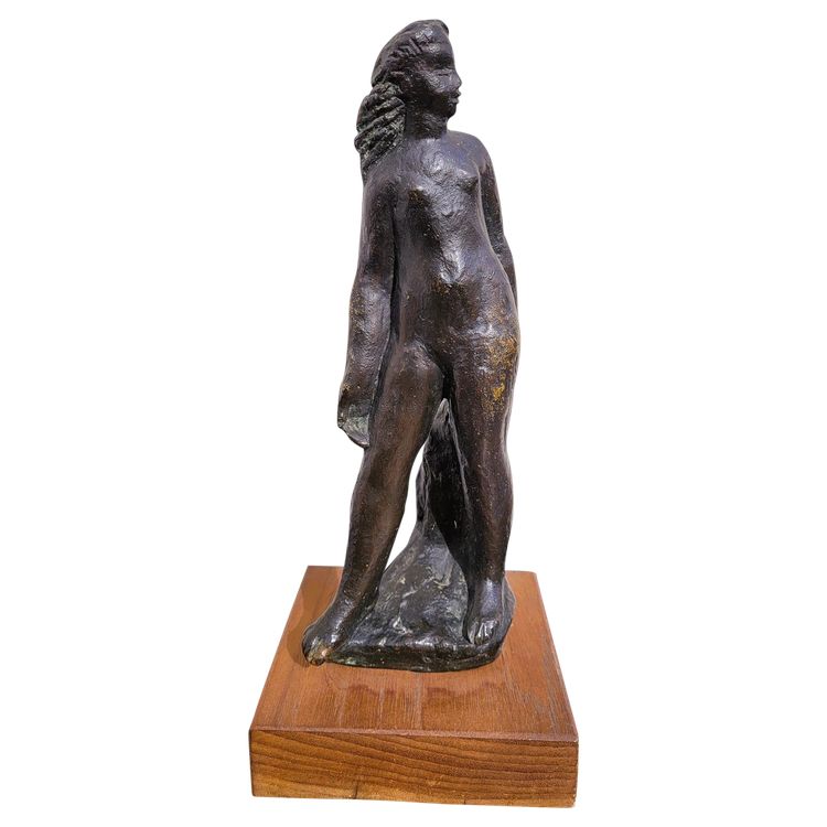 G Kolbic, Femme Nue En Bronze, early 20th century