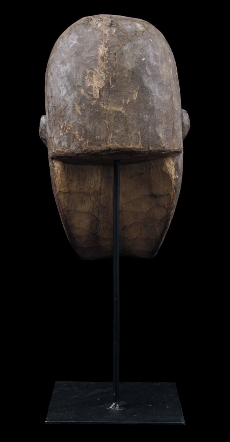 Iatmul wooden head, Oceanian art, tribal art, Papua New Guinea, Oceania