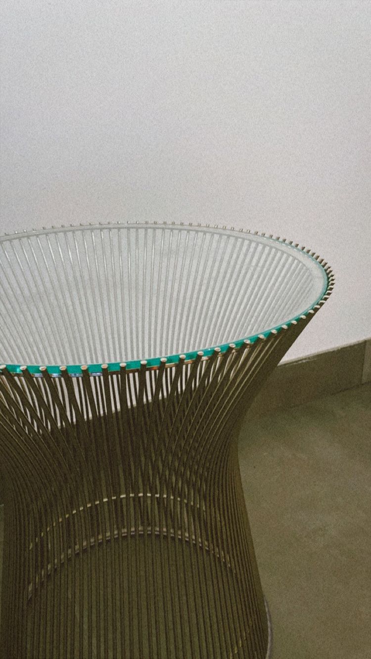 Iconic piece by American designer Warren Platner