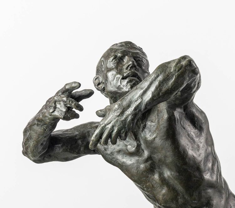 Male nude - Bronze sculpture - Orphée