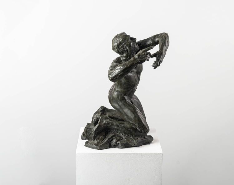 Male nude - Bronze sculpture - Orphée