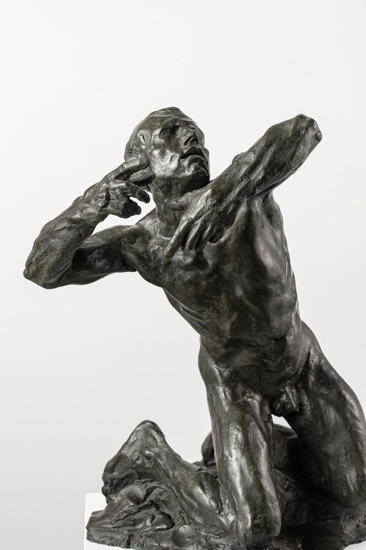 Male nude - Bronze sculpture - Orphée