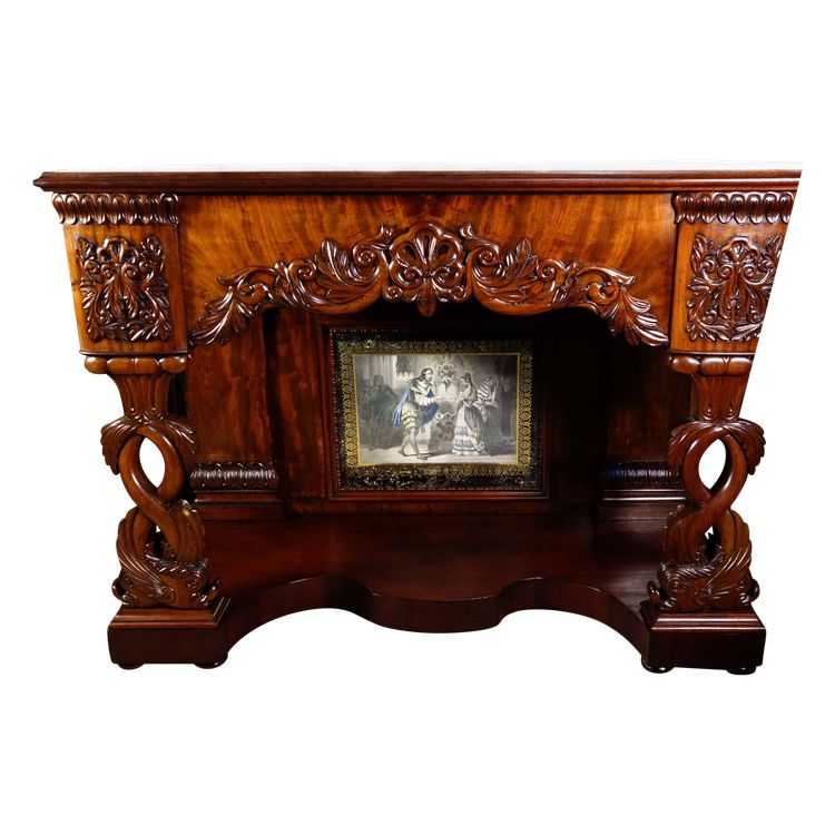 Cuban mahogany Dolphin wedding console table