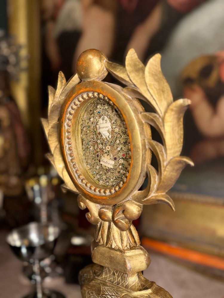 Monstrance Reliquary of Saints Maur and Andrew - Late 18th century