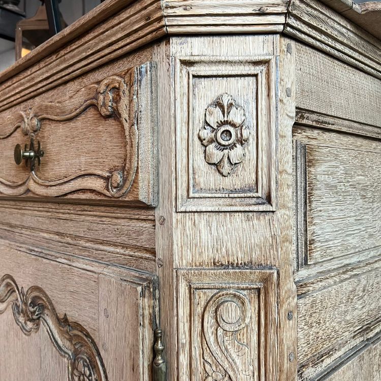 Louis XV Style Stripped Oak Liège Buffet