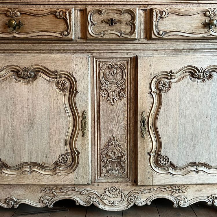 Louis XV Style Stripped Oak Liège Buffet