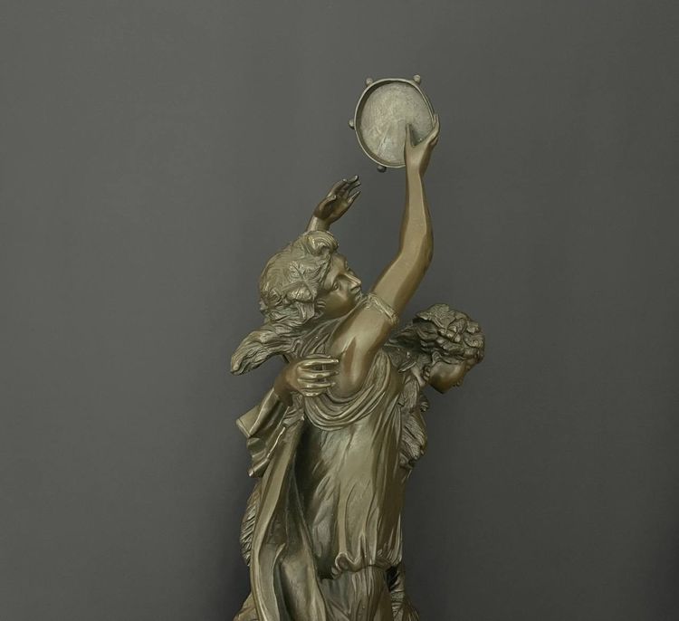 Bronze Statue after Clodion (1738-1814, Paris), Claude Michel.