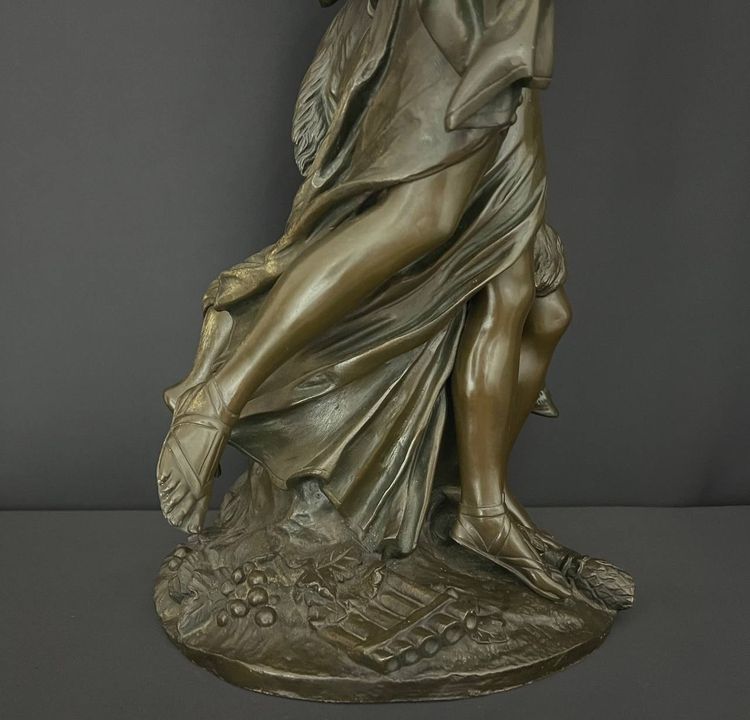 Bronze Statue after Clodion (1738-1814, Paris), Claude Michel.