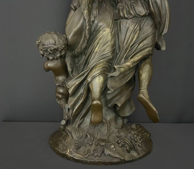 Bronze Statue after Clodion (1738-1814, Paris), Claude Michel.