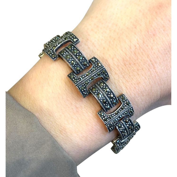 Bracelet with marcasites