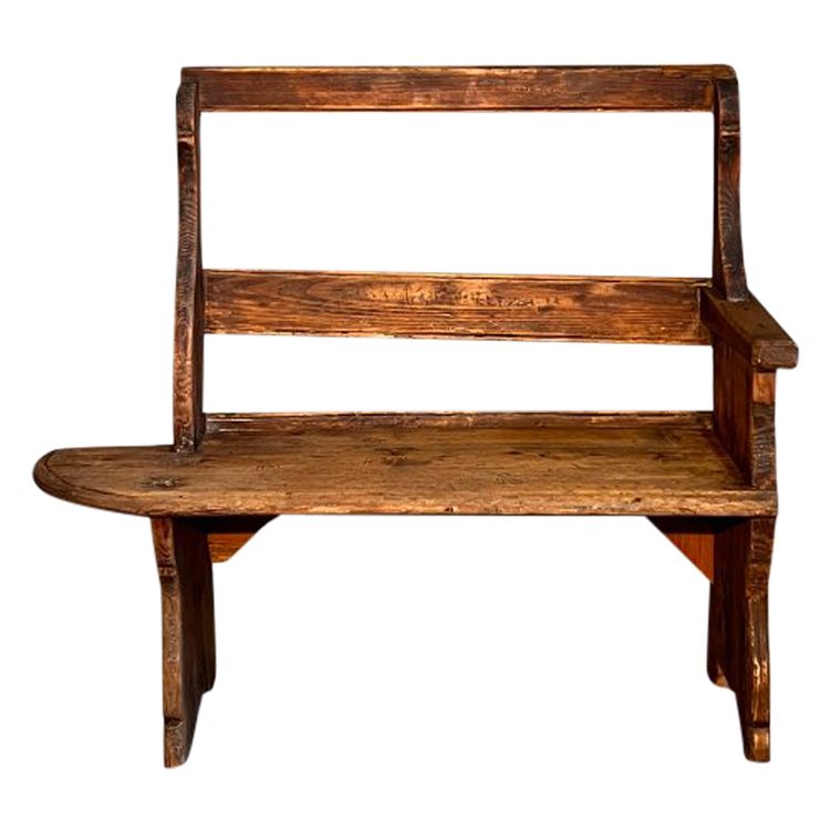 1800's fir bench