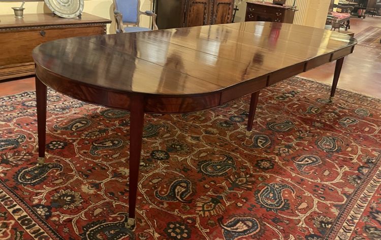 Louis XVI Mahogany Dining Table