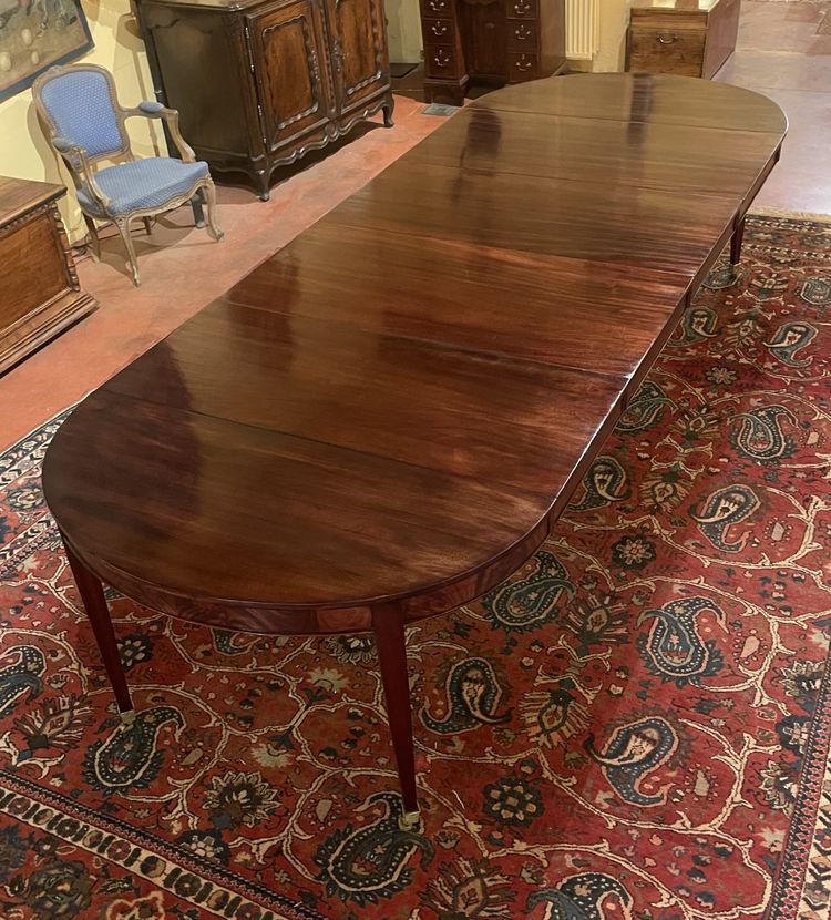 Louis XVI Mahogany Dining Table