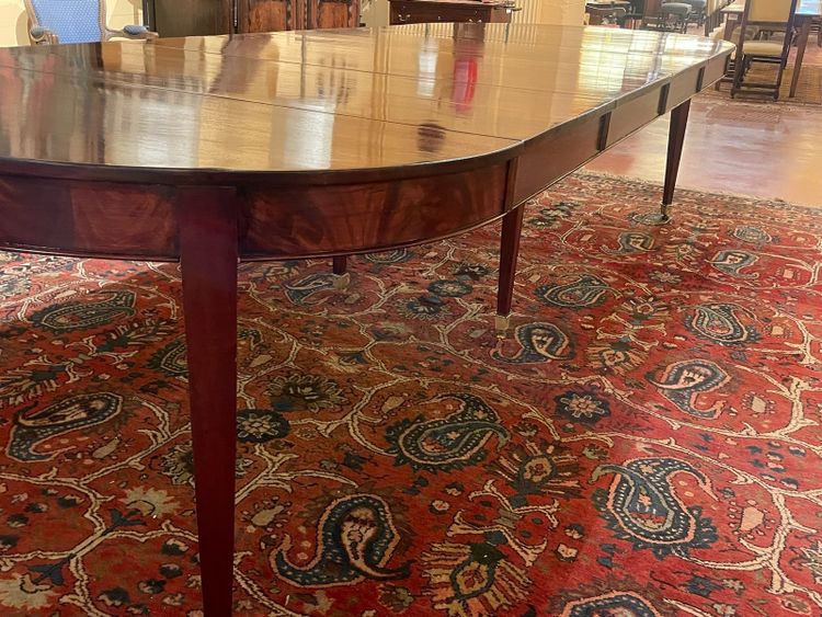 Louis XVI Mahogany Dining Table