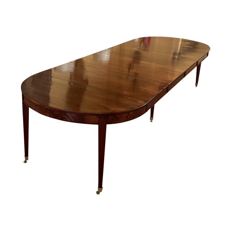 Louis XVI Mahogany Dining Table