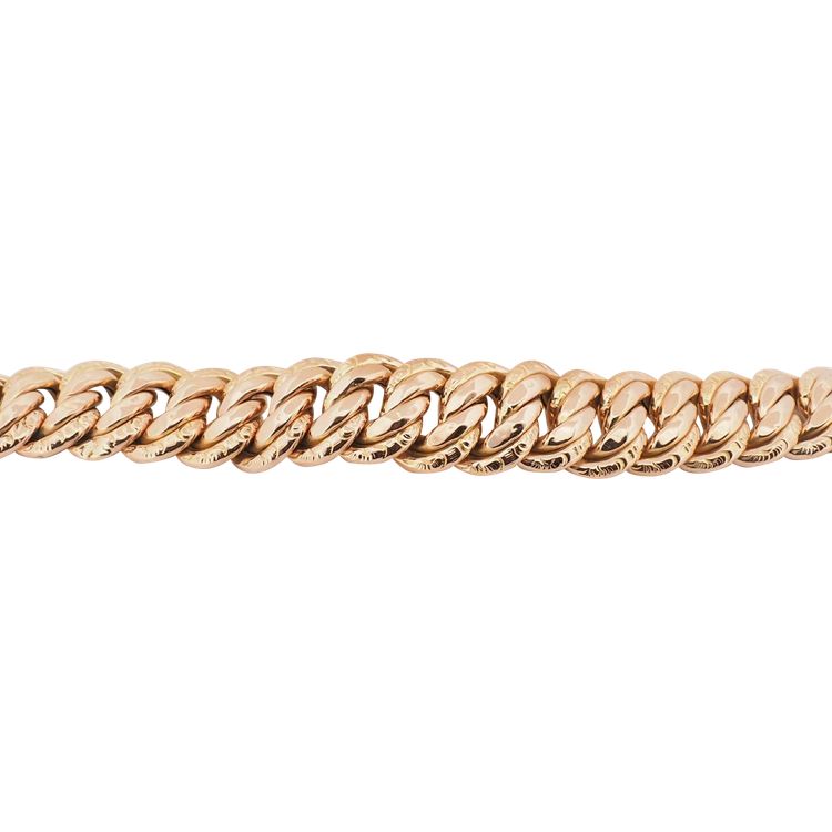 Vintage American mesh bracelet in rose gold