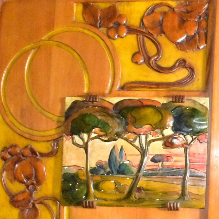 Italian Art Nouveau cabinet