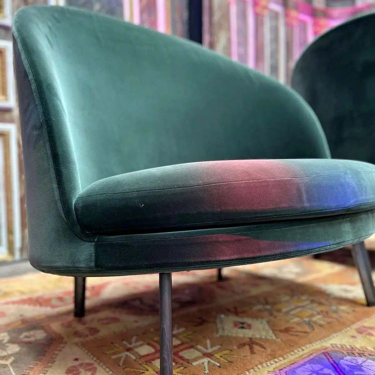 Pair of Arflex Delfino Armchairs