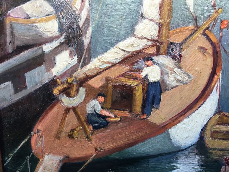 Painting Saint-Tropez 1932