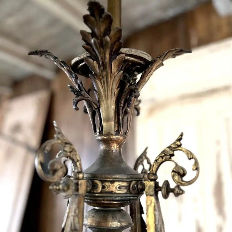 Louis XVI Bronze Chandelier