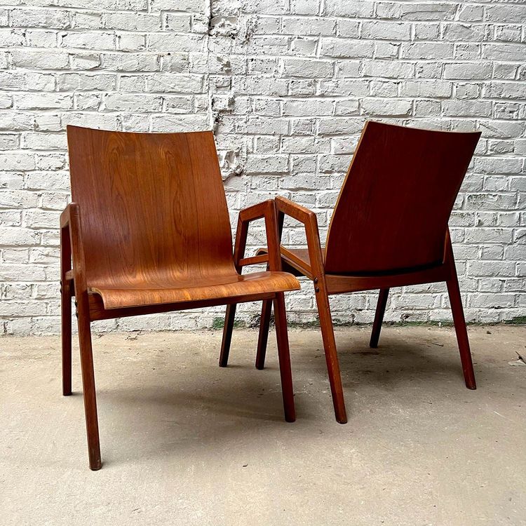 Scandinavian teak chair set