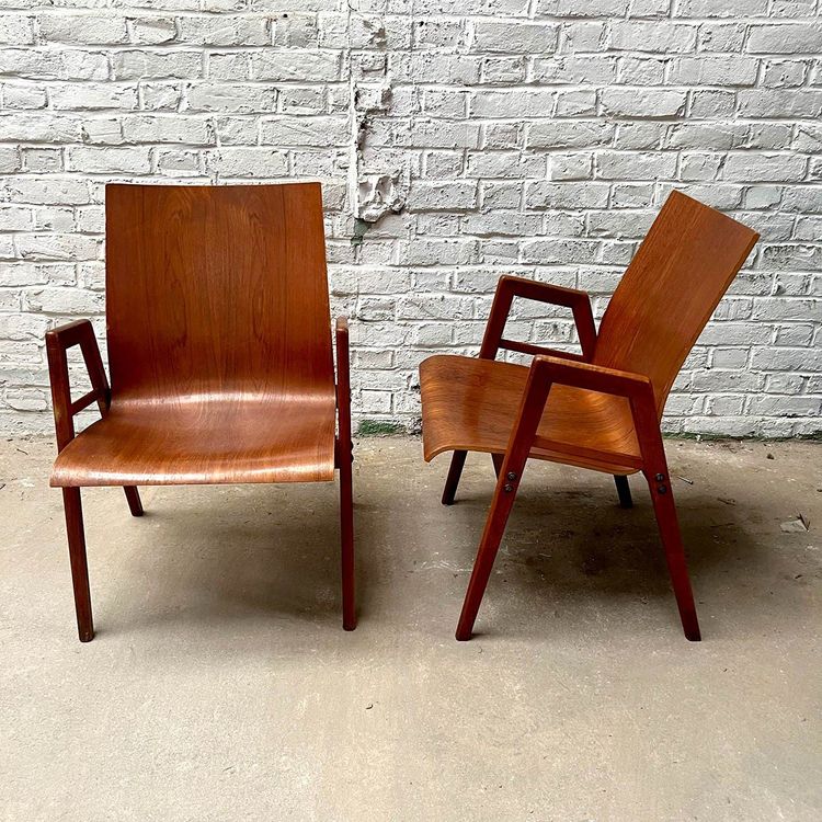 Scandinavian teak chair set