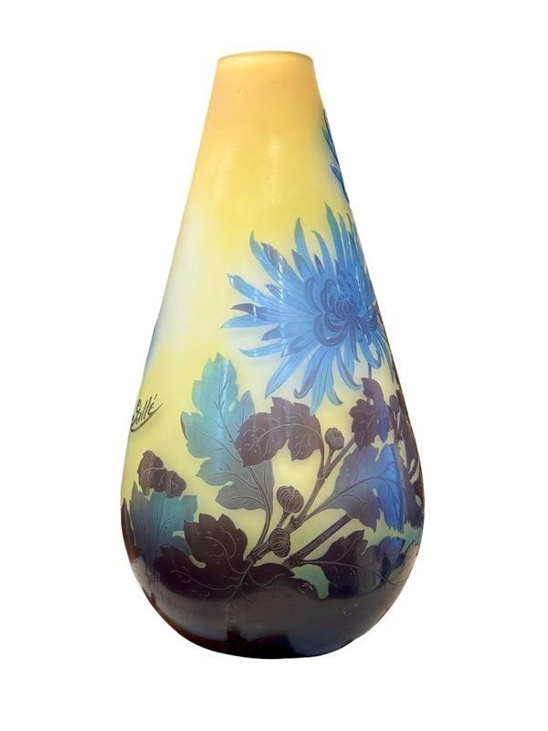 Emile Gallé Vase "Chrysanthemum Tokyo"