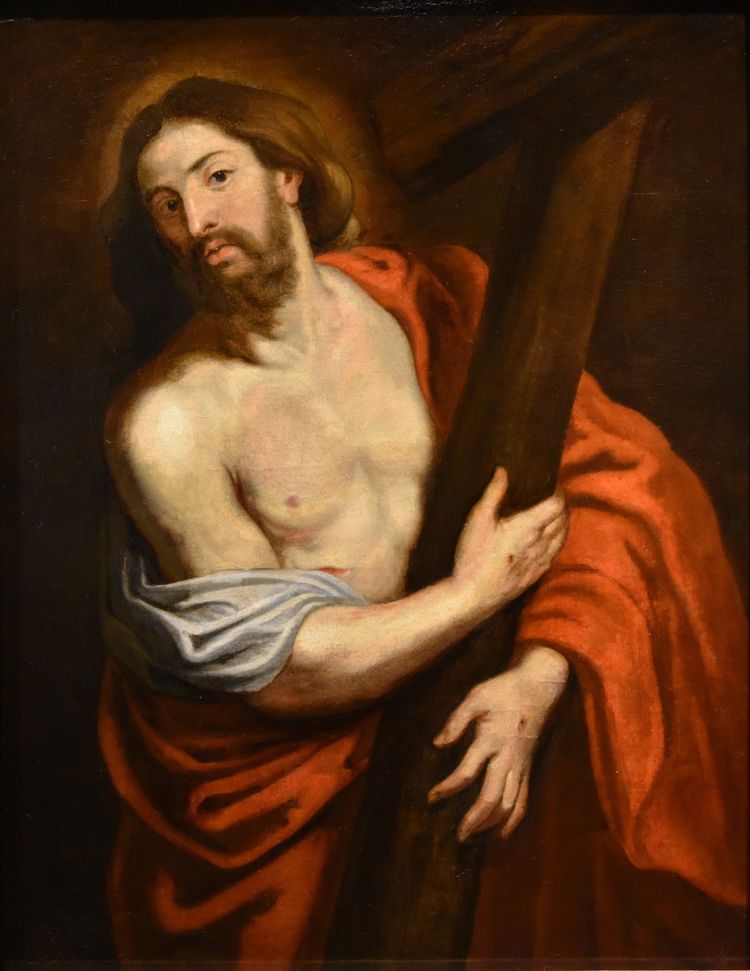 Anthoon Van Dyck (antwerp 1599 - London 1641) Workshop - Christ Carrying The Cross