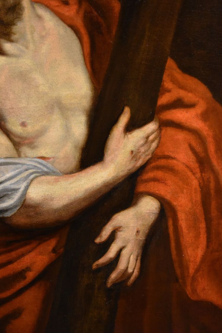 Anthoon Van Dyck (antwerp 1599 - London 1641) Workshop - Christ Carrying The Cross