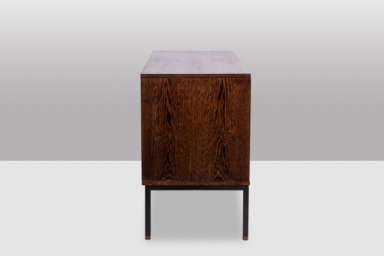 Martin Visser. Buffet in wenge and raffia. 1970s.