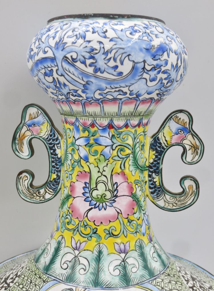 Paire de vases, Chine XIXe siècle. 