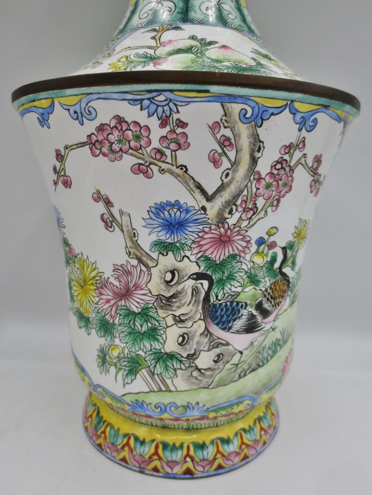 Paire de vases, Chine XIXe siècle. 