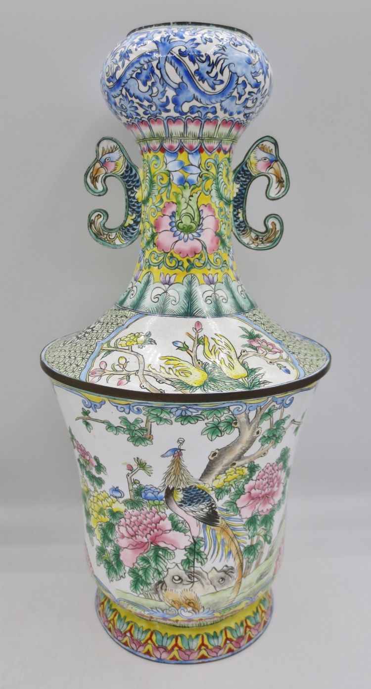 Paire de vases, Chine XIXe siècle. 