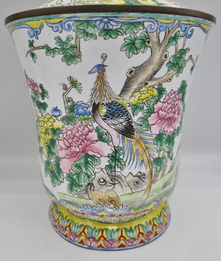 Paire de vases, Chine XIXe siècle. 