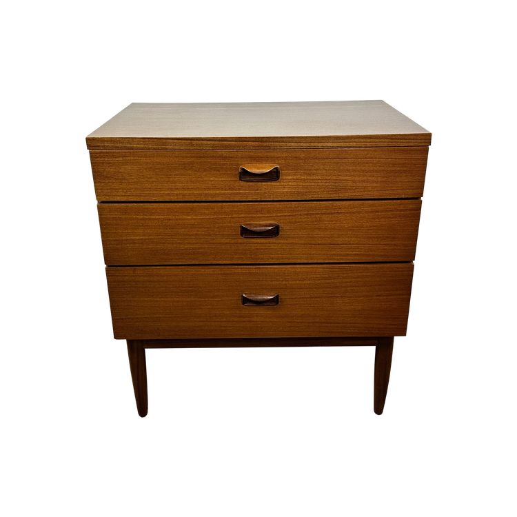 Commode anglaise en teck vintage 1960 Wrighton