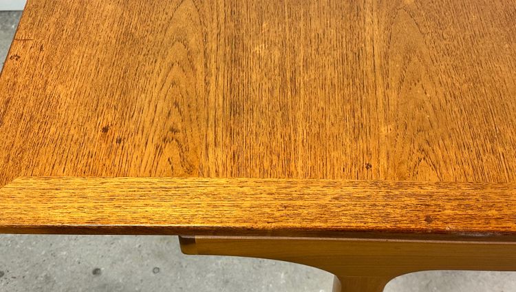 Scandinavian style extendable teak table by Nathan furniture 1960