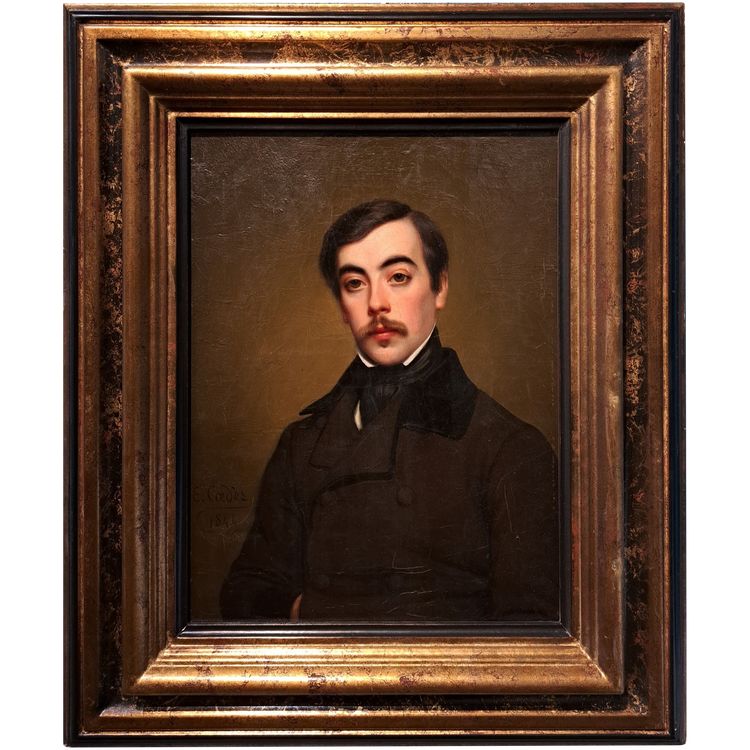 "Louis-eugène Coedès (1810-1905), Portrait of a Man, Oil