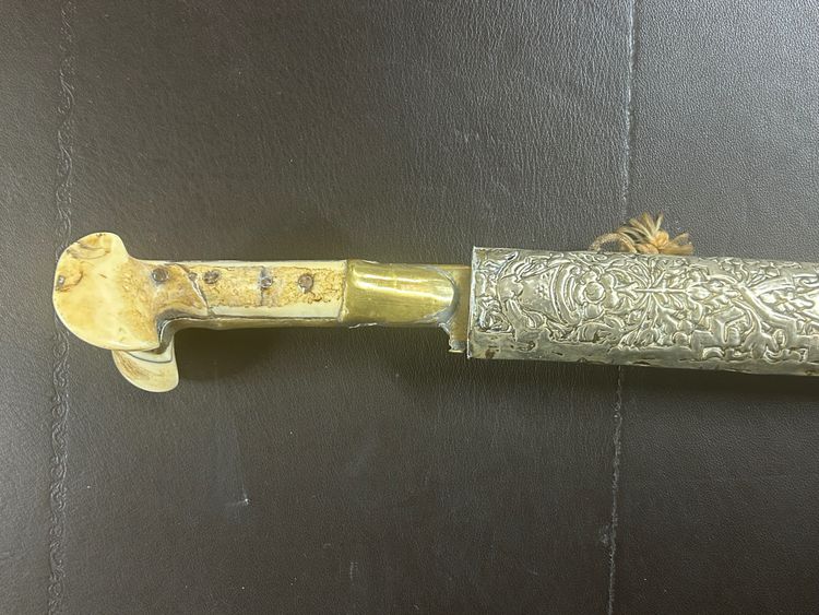 Yatagan With Its Scabbard Turkish Saber - Ottoman 19th Century