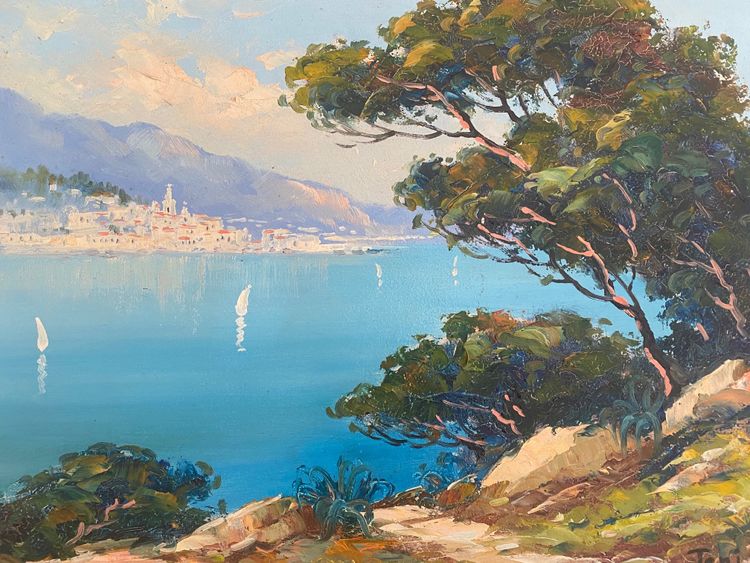 Mediterranean landscape by Tonin