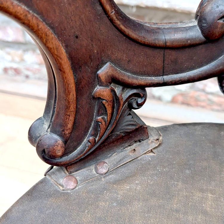 Louis XV Style Swivel Captain's Chair