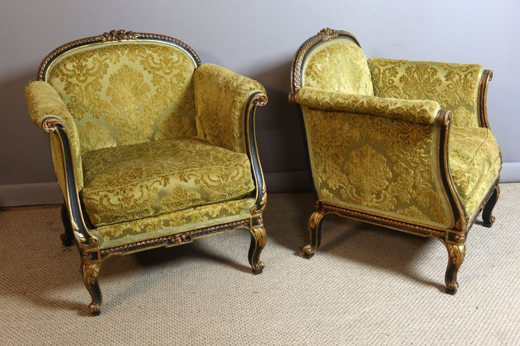 Napoleon III living room sofa and four armchairs