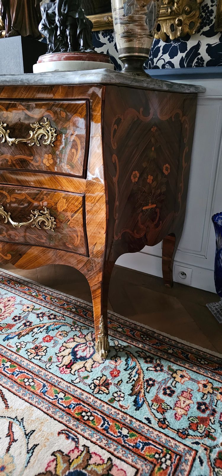 Louis XV period chest of drawers, regional work circa 1760.