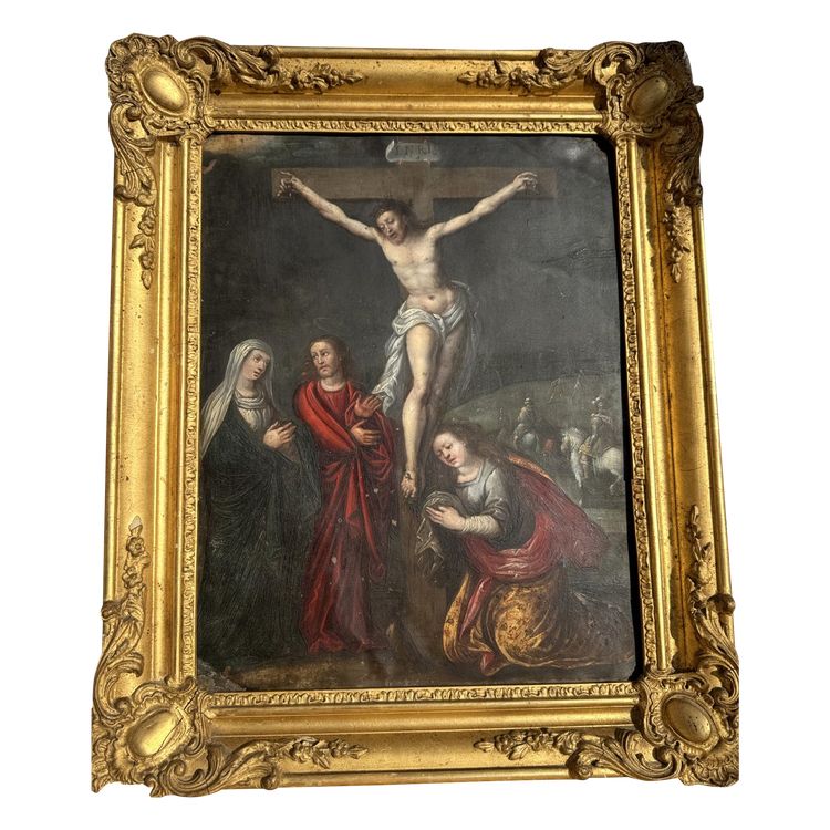 Crucifixion scene - Circa 1630