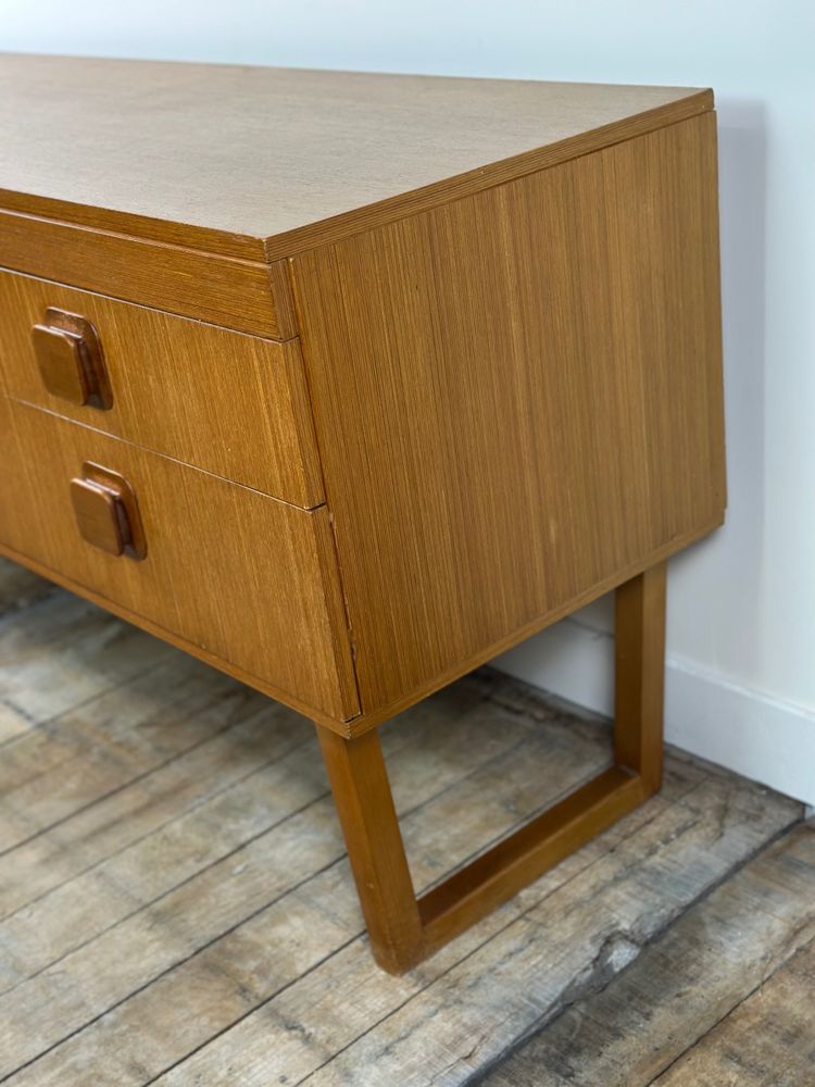 Vintage 1960s English teak sideboard