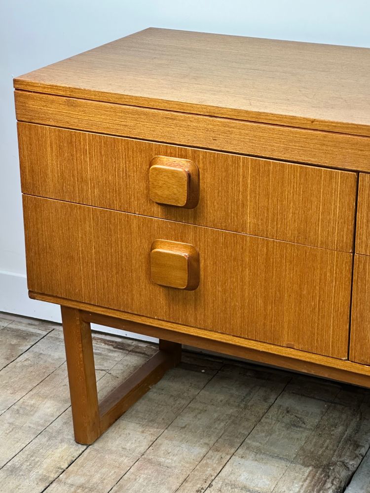 Vintage 1960s English teak sideboard