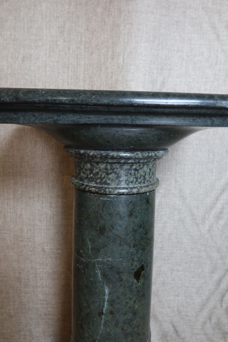 Large 19th century marble stool