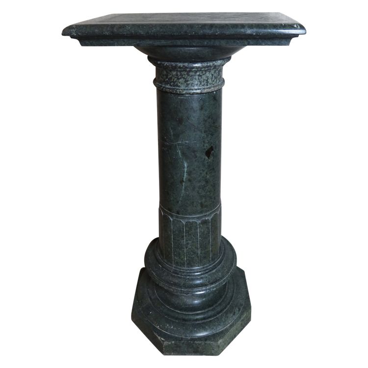 Large 19th century marble stool