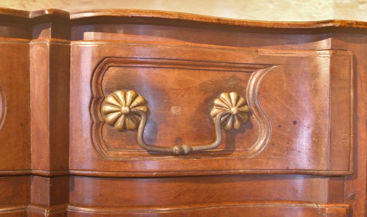 18th century crossbow chest of drawers